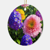Mischung von Blume Keramik Ornament (Links)