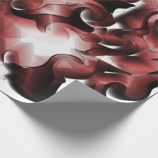 Mischung von braunem Nebel und schlecht geschnitzt Geschenkpapier (Ecke)