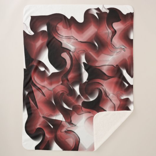 Mischung von braunem Nebel und schlecht geschnitzt Sherpadecke (Vorderseite)