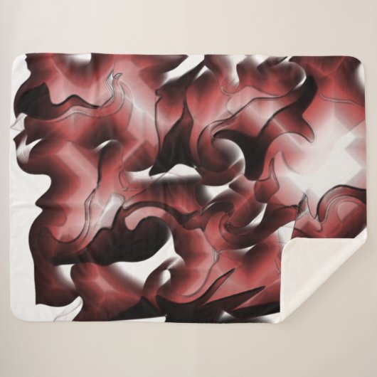 Mischung von braunem Nebel und schlecht geschnitzt Sherpadecke (Vorderseite (Horizontal))