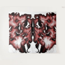 Mischung von braunem Nebel und schlecht geschnitzt Wandteppich