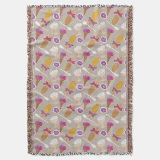 Mischung von Eiscrememuster Decke (Vorderseite Vertikal)