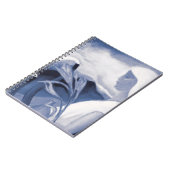 Mischung von Mädchen in weiß mit Fabrikschornstein Notizblock (Linke Seite)