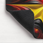 Mischung von Mandelbrot-Fraktal mit deutscher Flag Mousepad (Ecke)