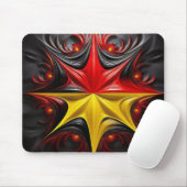 Mischung von Mandelbrot-Fraktal mit deutscher Flag Mousepad (Mit Mouse)