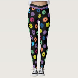 Mischung von Pickleballs 2 (kleine Fliesengröße) Leggings