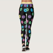 Mischung von Pickleballs 4 (kleine Fliesen) Leggings (Rückseite)