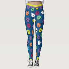 Mischung von Pickleballs 5 (kleine Fliesen) Leggings