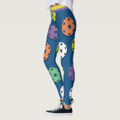 Mischung von Pickleballs 5 (XL Kachelgröße) Leggings (Links)