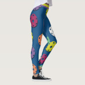 Mischung von Pickleballs 5 (XL Kachelgröße) Leggings (Rechts)