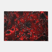 Mischung von roten Blütenblättern und roten Blüten Fußmatte (Vorderseite)