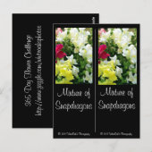 Mischung von Snapdragons Postkarte (Vorne/Hinten)