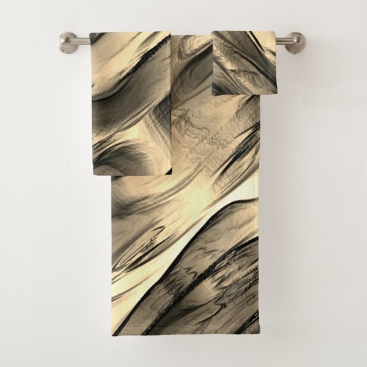 Mischung von undurchsichtigem und farbig-beigem ge badhandtuch set (Insitu)