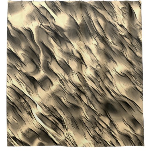 Mischung von undurchsichtigem und farbig-beigem ge duschvorhang (Vorderseite)