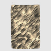 Mischung von undurchsichtigem und farbig-beigem ge golfhandtuch (Vorderseite)