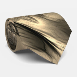 Mischung von undurchsichtigem und farbig-beigem ge krawatte