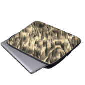 Mischung von undurchsichtigem und farbig-beigem ge laptopschutzhülle (Vorne Knopf)