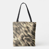 Mischung von undurchsichtigem und farbig-beigem ge tasche (Rückseite)