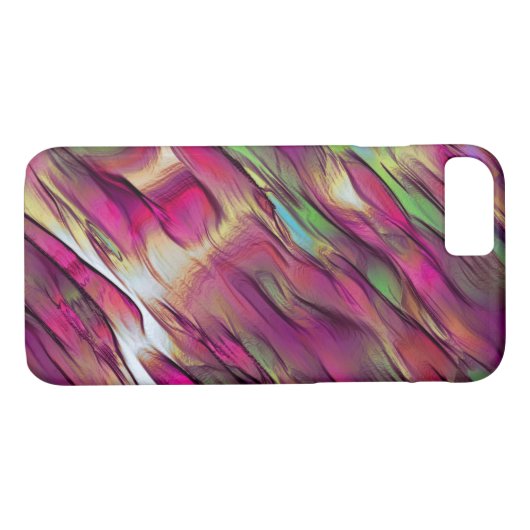 Mischung von undurchsichtigen, farbigen, grünen un Case-Mate iPhone hülle (Rückseite (Horizontal))