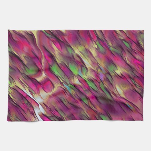 Mischung von undurchsichtigen, farbigen, grünen un geschirrtuch (Horizontal)