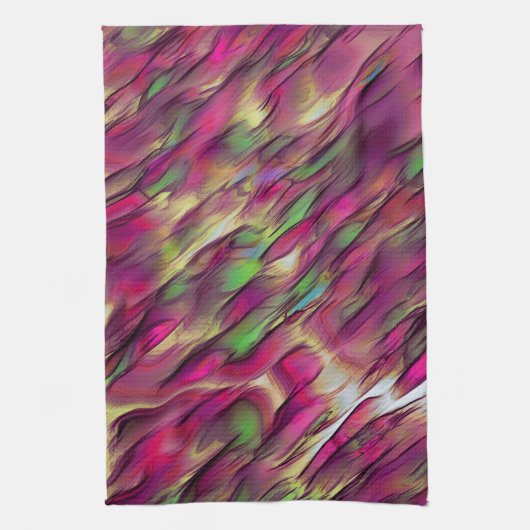 Mischung von undurchsichtigen, farbigen, grünen un geschirrtuch (Vertikal)