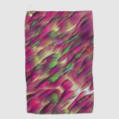 Mischung von undurchsichtigen, farbigen, grünen un golfhandtuch (Vorderseite)