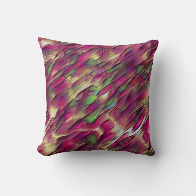 Mischung von undurchsichtigen, farbigen, grünen un kissen (Vorderseite)