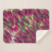 Mischung von undurchsichtigen, farbigen, grünen un sherpadecke (Vorderseite (Horizontal))