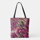 Mischung von undurchsichtigen, farbigen, grünen un tasche (Rückseite)