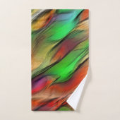 Mischung von undurchsichtigen und farbigen Flecken Badhandtuch Set (Handtuch)