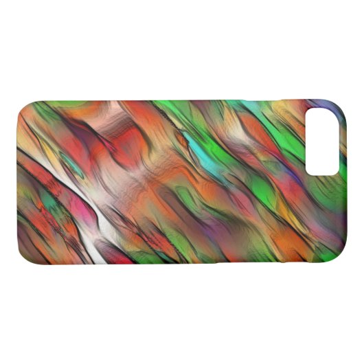 Mischung von undurchsichtigen und farbigen Flecken Case-Mate iPhone Hülle (Rückseite (Horizontal))