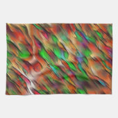 Mischung von undurchsichtigen und farbigen Flecken Geschirrtuch (Horizontal)