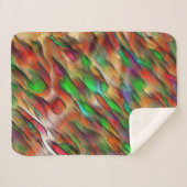 Mischung von undurchsichtigen und farbigen Flecken Sherpadecke (Vorderseite (Horizontal))