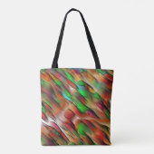 Mischung von undurchsichtigen und farbigen Flecken Tasche (Rückseite)