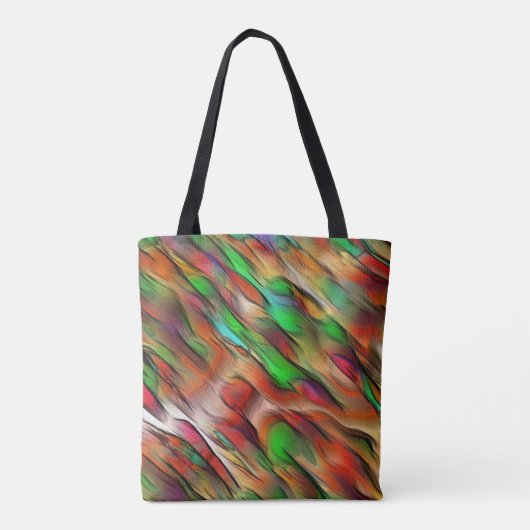 Mischung von undurchsichtigen und farbigen Flecken Tasche (Rückseite)