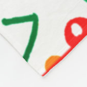 Mischungen von Fruchtmustern. Jetzt kaufen Fleecedecke (Ecke)