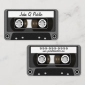 Mischungs-Band-Grau Visitenkarte (Vorne/Hinten)