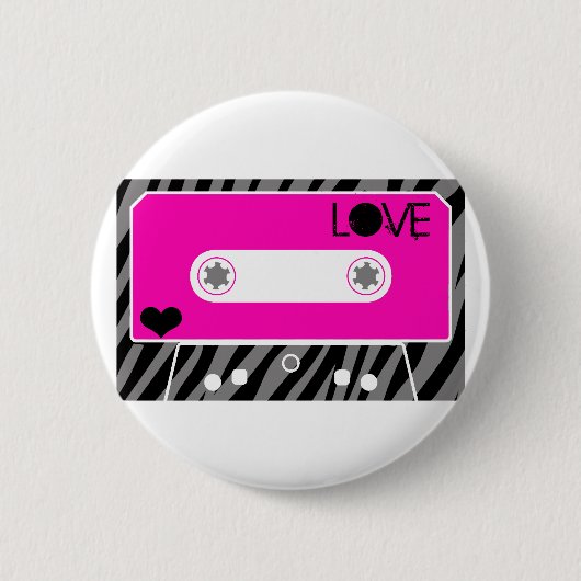 Mischungs-Band-Liebe Button (Vorderseite)