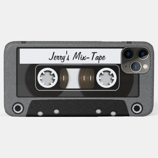 Mischungs-Band personalisiert Case-Mate iPhone Hülle (Rückseite (Horizontal))