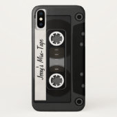 Mischungs-Band personalisiert Case-Mate iPhone Hülle (Rückseite)