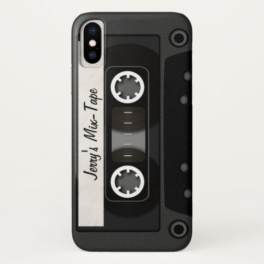 Mischungs-Band personalisiert Case-Mate iPhone Hülle (Rückseite)