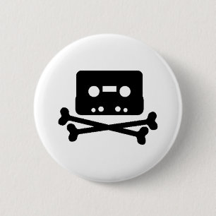 Mischungs-Band-Pirat Button
