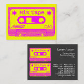 Mischungs-Band-Pop III Visitenkarte (Vorne/Hinten)