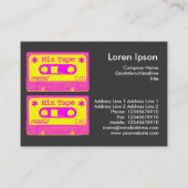 Mischungs-Band-Pop III Visitenkarte (Rückseite)