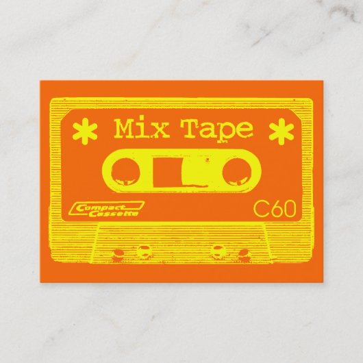 Mischungs-Band-Pop Visitenkarte (Vorderseite)