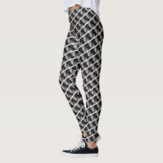 Mischvous Tabby Kitten, Leggings (Links)
