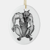 Mischwesen Troll Dämon Teufel Golem Gargoyle Keramikornament (Rechts)