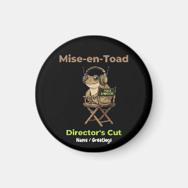 Mise-en-Toad Director’s Cut Cinema Pun Toad Art Magnet