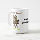 Mise-en-Toad Director’s Cut Kinopun Toad Kunst Kaffeetasse (Vorderseite Links)