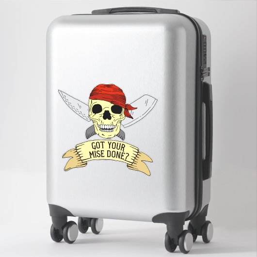 Mise Good to go Head Koch to Appentice Aufkleber (Koffer)